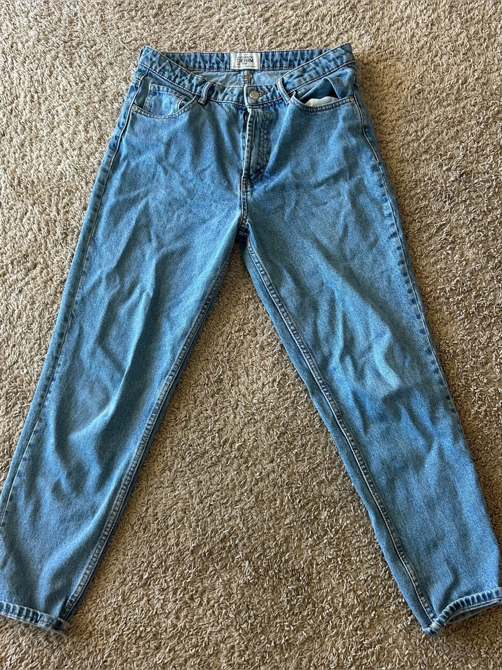 Zara Authentic Denim by TRF Mom Jeans